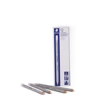 CAJA LAPIZ CERA AZUL STAEDTLER
