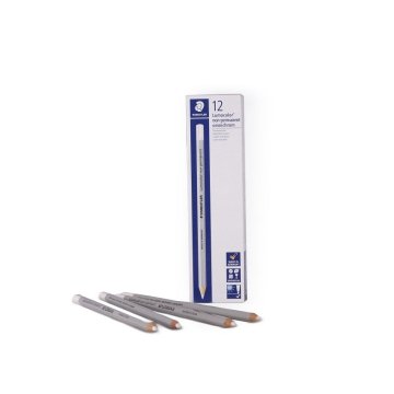 CAJA LAPIZ CERA BLANCO STAEDTLER
