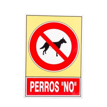 SEÑAL "PERROS NO"