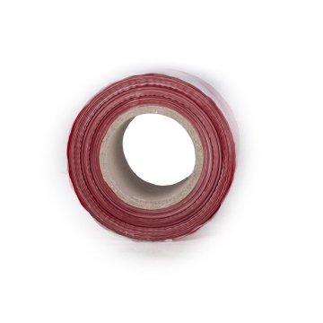 CINTA SEÑALIZACION BLANCO ROJO 7CMX200M
